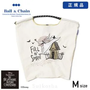 Ball and Chain Ball & Chain Disney Nightmare Nightmare Zero(M) DISNEY NIGHT MARE ZERO(M) Shopping Bag Tote Bag 324015 Free Shipping Immediately