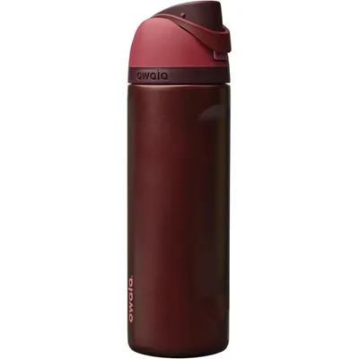 お取り寄せ オワラ フリーシップ 水筒 710mL ブラックチェリー Owala FreeSip Water Bottle 24oz Black Ch