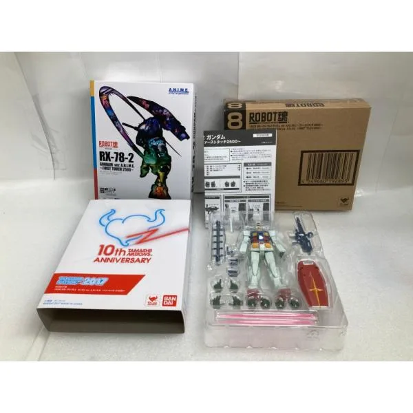 【中古】【開封品】ROBOT魂 <SIDE MS> RX-78-2 ガンダム ver.A.N.I.M.E. 〜ファーストタッチ2500〜 「機動戦士ガンダム」<フィギュア>(代引き不可)6520