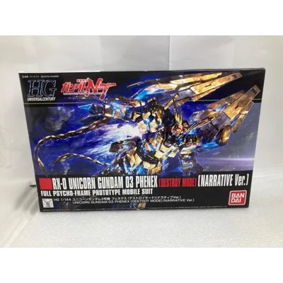 【中古】【未組立】1/144 HGUC RX-0 ユニコーンガンダム3号機 フェネクス デストロイモード(ナラティブver.) <プラモデル>(代引き不可)6520