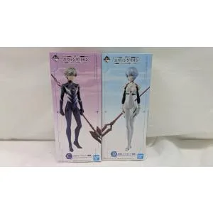 【中古】【未開封】【セット】一番くじ エヴァンゲリオン〜Mark.06、降臨!〜 C賞 渚カヲル/D賞 綾波レイ<フィギュア>(代引き不可)6537