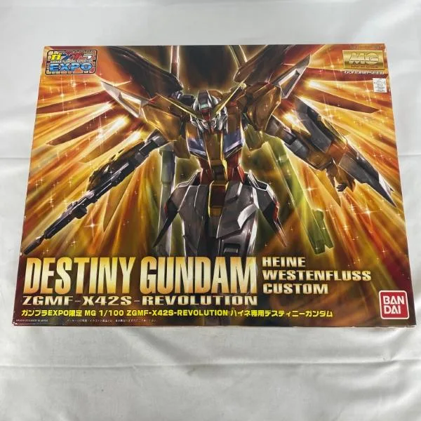 【中古】【未組立】1/100 MG ハイネ専用 デスティニーガンダム(ガンプラEXPO限定) 「機動戦士ガンダムSEED DESTINY」<プラモデル>(代引き不可)6541