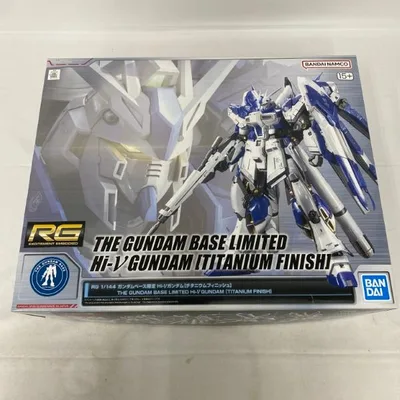 【中古】【未組立】機動戦士ガンダム 逆襲のシャア〜RG 1/144 ガンダムベース限定 Hi-νガンダム(チタニウムフィニッシュ)<プラモデル>(代引き不可)6541