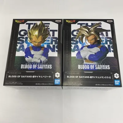 【中古】【未開封】【セット】ドラゴンボールZ BLOOD OF SAIYANS-超サイヤ人ベジータ-/-超サイヤ人トランクス-II<フィギュア>(代引き不可)6541