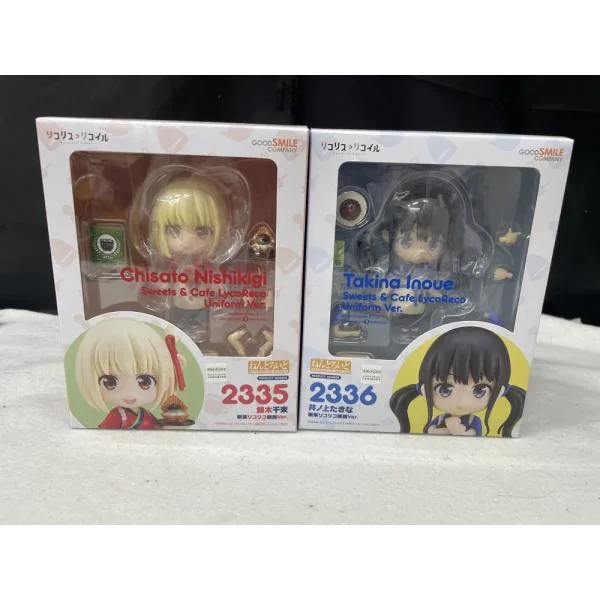 【中古】【未開封】【セット】ねんどろいど 井ノ上たきな+錦木千束 喫茶リコリコ制服Ver. <フィギュア>(代引き不可)6545