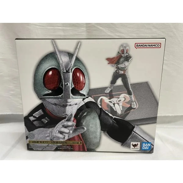 【中古】【開封品】【初回限定台座付属】S.H.Figuarts(真骨彫製法) 仮面ライダー新1号 栄光の昭和ライダーエディション<フィギュア>(代引き不可)6546