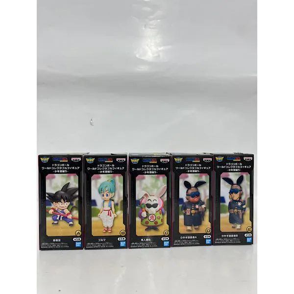 【中古】【未開封】【セット】「ドラゴンボール」 ワールドコレクタブルフィギュア -少年期編5- 5点 <フィギュア>(代引き不可)6552