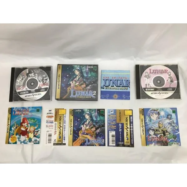 【中古】【開封品】【3点セット】セガサターンソフト ルナ/ルナ2/ルナ シルバースターストーリー<レトロゲーム>(代引き不可)6558