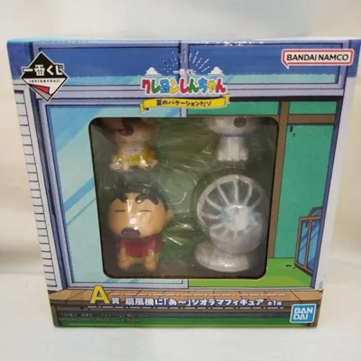 【中古】【未開封】扇風機に「あ〜」「一番くじ クレヨンしんちゃん 夏のバケーションだゾ」A賞 ジオラマフィギュア<フィギュア>(代引き不可)6573