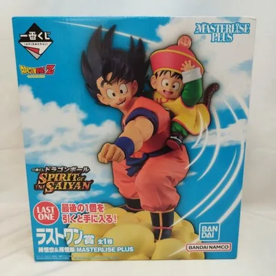 【中古】【未開封】孫悟空&孫悟飯 「一番くじ ドラゴンボール SPIRIT OF THE SAIYAN」ラストワン賞 MASTERLISE PLUS<フィギュア>(代引き不可)6573