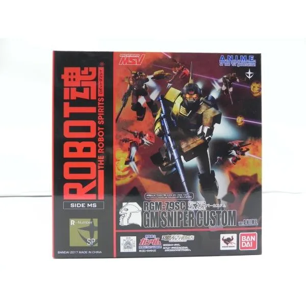 【中古】【開封品】【特典付】ROBOT魂<SIDE MS>RGM-79SC ジム・スナイパーカスタム ver. A.N.I.M.E.「機動戦士ガンダム」<フィギュア>(代引き不可)6587