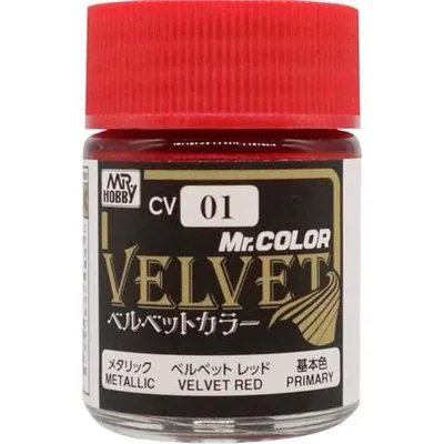 GSI クレオス(GSI Creos) Mr.カラー ベルベットカラーシリーズ ベルベットレッド メタリック 18ml 模型用塗料 CV01