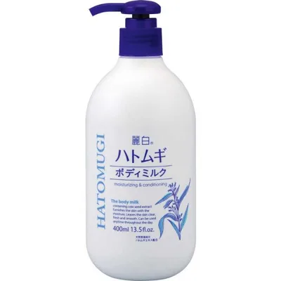 熊野油脂 麗白 ハトムギ ボディミルク 400mL