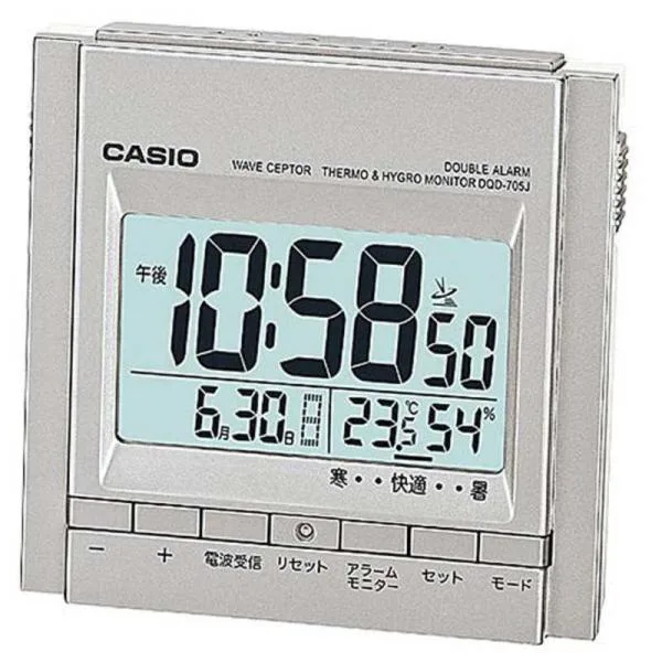 カシオ CASIO 電波目覚まし時計 DQD-705J-8JF