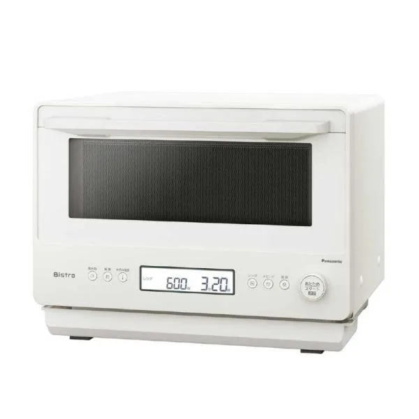 パナソニック Panasonic 電子レンジ 26L フラット Bistro ビストロ ヘルツフリー オフホワイト NE-FB2D-W