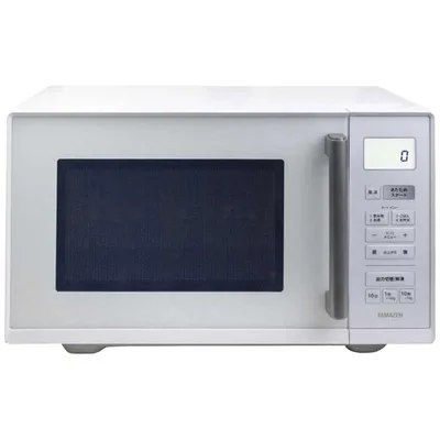 ヤマゼン 電子レンジ 23L フラット ヘルツフリー ホワイト NERV-F023-W