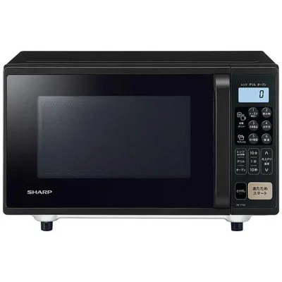 シャープ SHARP オーブンレンジ 16L フラット らくチン!センサー搭載 ブラック RE-F165B