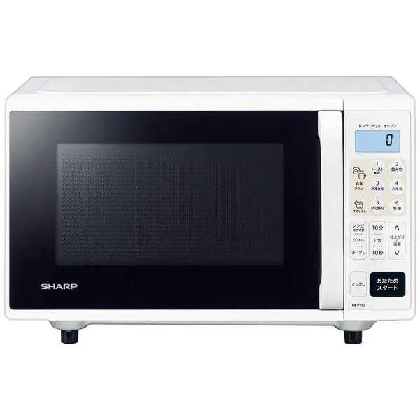 シャープ SHARP オーブンレンジ 16L フラット らくチン!センサー搭載 ホワイト RE-F165W