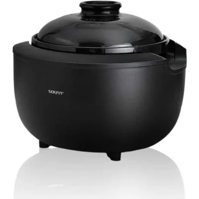 ソウイジャパン 土鍋炊飯器 4合 カマノ(KAMANO) ブラック SY-153-4-BK