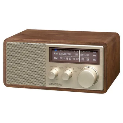 SANGEAN Bluetoothスピーカー ウォールナット WR-302