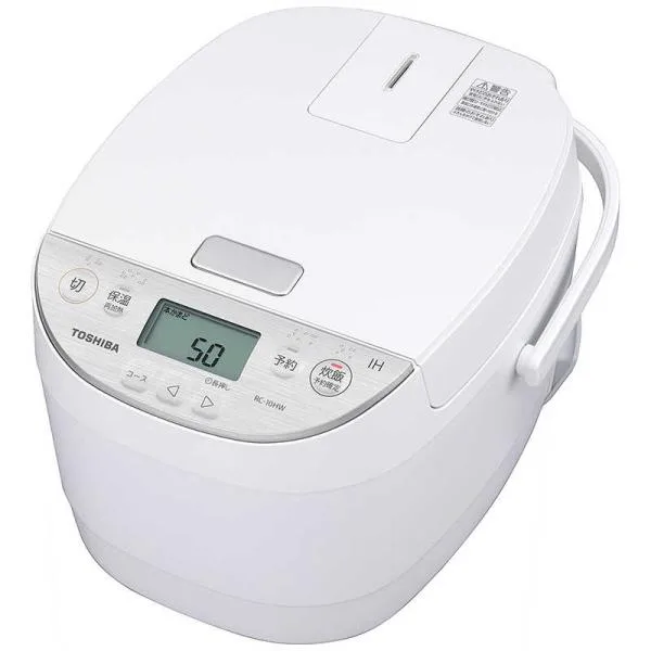 東芝 TOSHIBA 炊飯器 5.5合 IHジャー 備長炭ダイヤモンド釜 ホワイト RC-10HW(W)