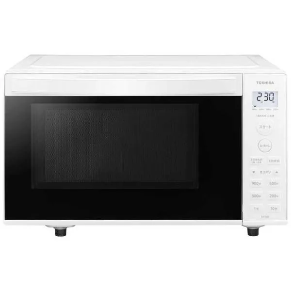 東芝 TOSHIBA 電子レンジ 17L フラット 縦開き ヘルツフリー ホワイト ER-S6B-W