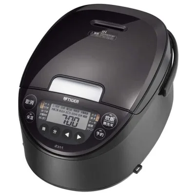 タイガー TIGER 炊飯器 5.5合 炊きたて IHジャー 遠赤3層土鍋コート釜 パールブラック JPW-J100-KP