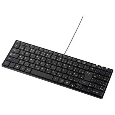 サンワサプライ 有線キーボード「USB 1.5m・Win」静音スリム(102キー) SKB-SL19BK