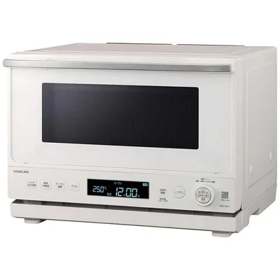 コイズミ KOIZUMI オーブンレンジ 26L フラット ヘルツフリー ホワイト KOR-2601W