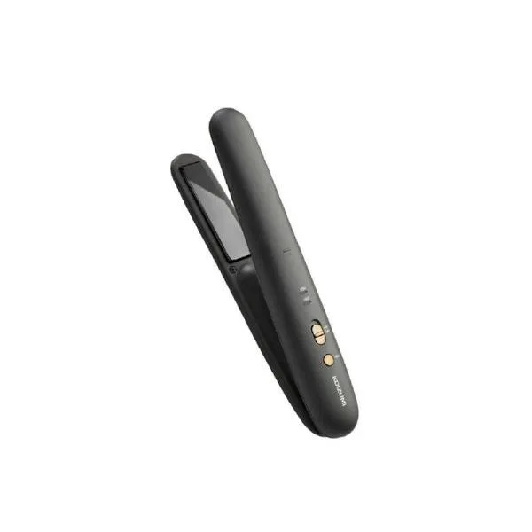 コイズミ KOIZUMI コードレス ストレートアイロン 18mm 160℃・200℃ 充電式(着脱式バッテリー) チャコールグレー KHS-8660/H