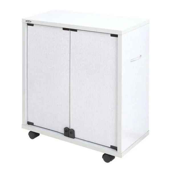 充英アート 同人誌専用 押入れワゴン 片面収納 奥行27cm JAJAN ホワイトグレー DSW-T6027W