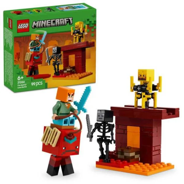 レゴジャパン レゴ(LEGO) マインクラフト ネザーの溶岩バトル