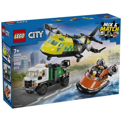 レゴジャパン レゴ(LEGO) 60505 シティ 飛行機・整備用トラック・ホバークラフト コンボセット