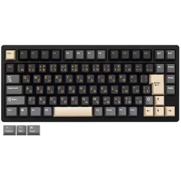 KIBU WOBKEY ウォブキー キーボード Rainy 75 Pro JIS Black 静音スイッチ PR75BKSJIS