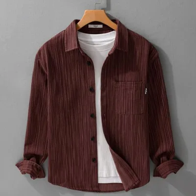 きれいめシャツ 100%綿 シャツ 秋服 秋物 カジュアルシャツ 長袖シャツ トップス 防寒 メンズ ファッション