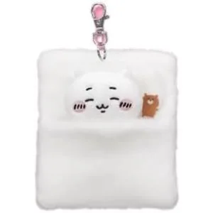 フリュー ちいかわ ぬいぐるみ おふとんリールパスケース すやすやちいかわ 単品 プライズ