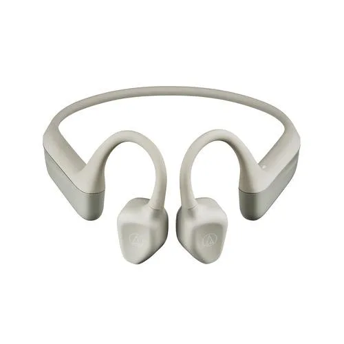 オーディオテクニカ ワイヤレス ヘッドホン 軟骨伝導オープンイヤ ノイズリダクション IPX4 最大20時間 USB-C ATH-CC500BT2 BG ベージュ系