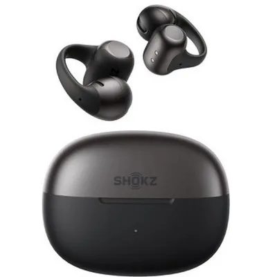 Shokz SKZ-EP-000069 OpenDots 2 イヤーカフ型 球面音響設計 11.8mmドライバー搭載 Bluetooth対応 Black
