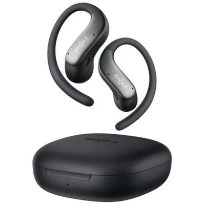 Shokz SKZEP000075 OpenFitAir2 Bassphereドライバー搭載 4種類のプリセットEQ+2カスタムモード搭載 Bluetooth対応 防水防塵 ブラック