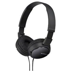 ソニー MDR-ZX110/B 密閉ダイナミック ステレオヘッドホン 1.2m ブラック