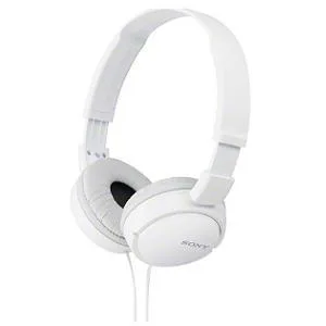ソニー MDR-ZX110/W 密閉ダイナミック ステレオヘッドホン 1.2m ホワイト