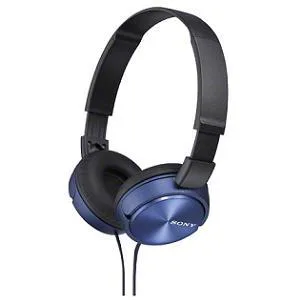 ソニー MDR-ZX310/L 密閉ダイナミック ステレオヘッドホン 1.2m ブルー