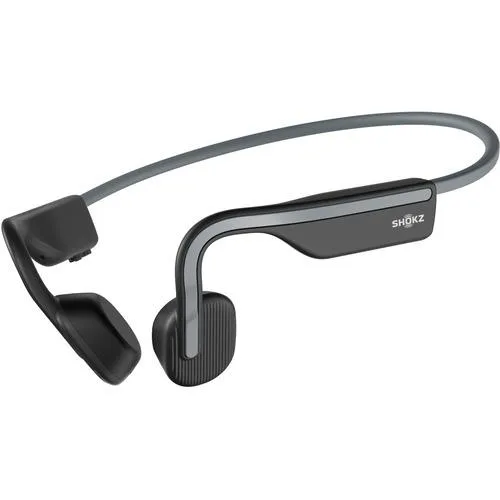 ショックス ワイヤレス イヤホン 骨伝導オープンイヤ IP55 最大6時間 USB-C OPENMOVE AFT-EP-000022 グレー系