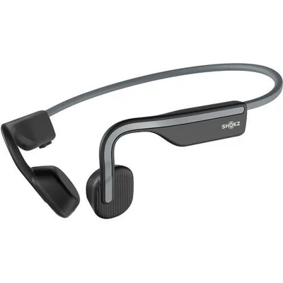 ショックス ワイヤレス イヤホン 骨伝導オープンイヤ IP55 最大6時間 USB-C OPENMOVE AFT-EP-000022 グレー系