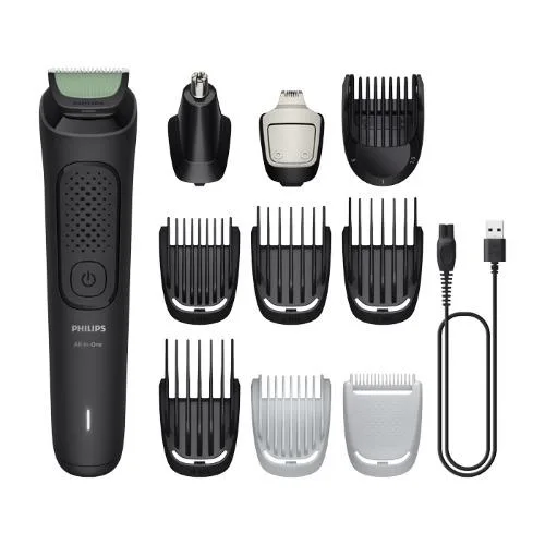 PHILIPS MG3931/15 オールインワントリマー 全身使える 自動研磨式ステンレススチール刃搭載 ブラック