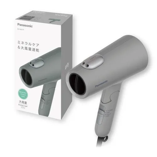 パナソニック EH-NE7P-H ヘアードライヤー イオニティ ダブルミネラル&マイナスイオン 3段階モード切替 ストーングレー
