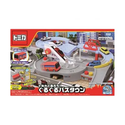 タカラトミー トミカと走ろう! ぐるぐるバスタウン