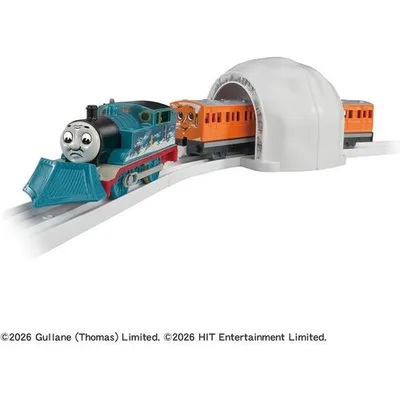 タカラトミー トーマス プラレールえほんトーマスの雪かきセット