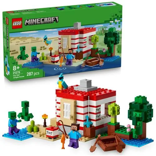 レゴジャパン マインクラフト TNT ジャングルハウス 287ピース 【21275】LEGO ブロック