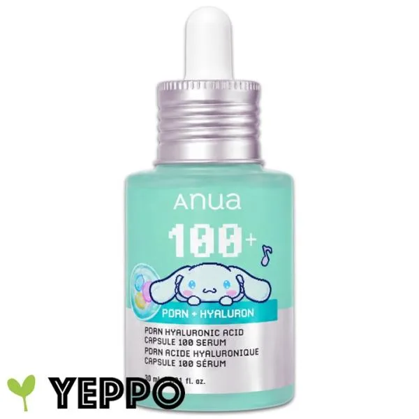 【ANUA】シナモロール コラボ PDRNヒアルロン酸カプセル100セラム 30ml (箱なし)アヌア